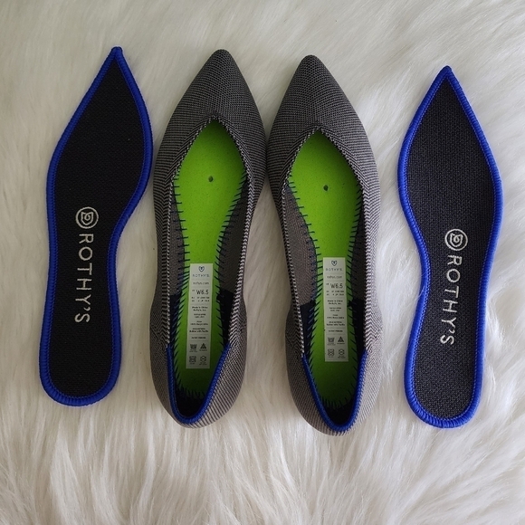 *NWOB* Rothy's The Point in Birdseye Grey - Picture 7 of 8